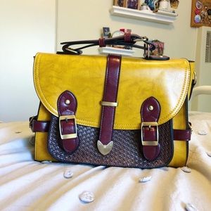 ModCloth Authentically Academic Bag in Mustard